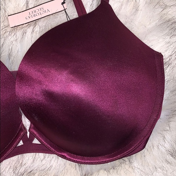 Victoria’s Secret burgundy push up bra sz 32DDD - Picture 2 of 7